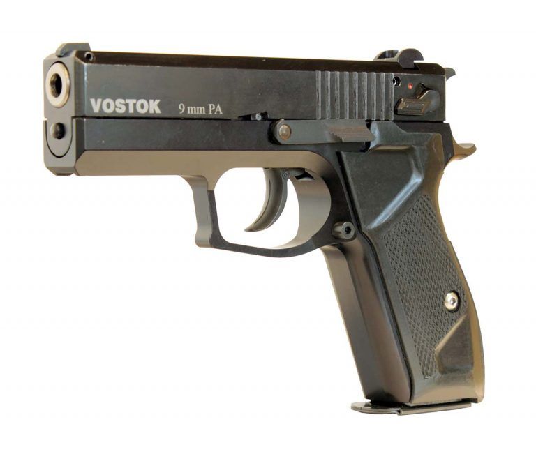 Пистолет спортивный "VOSTOK" кал. 9 mm, алюминиевая рама